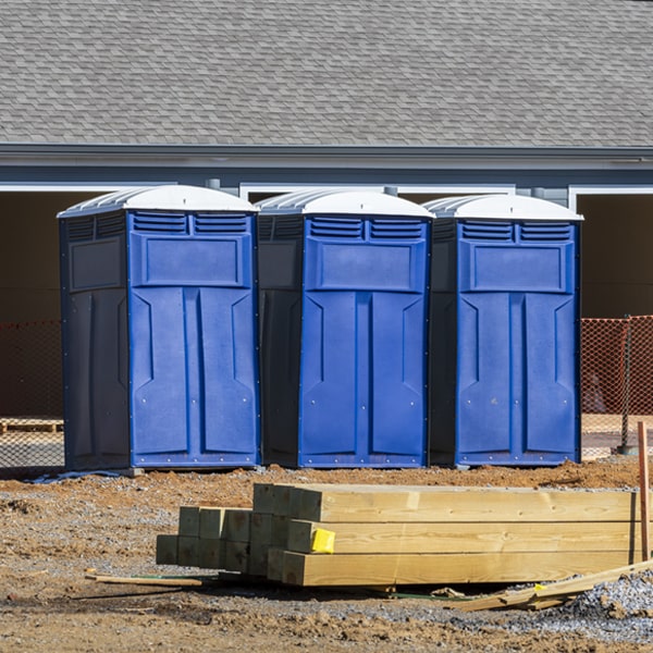 what is the maximum capacity for a single portable toilet in Orwell Pennsylvania